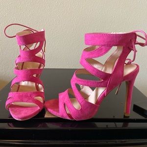 Punk open toed heels